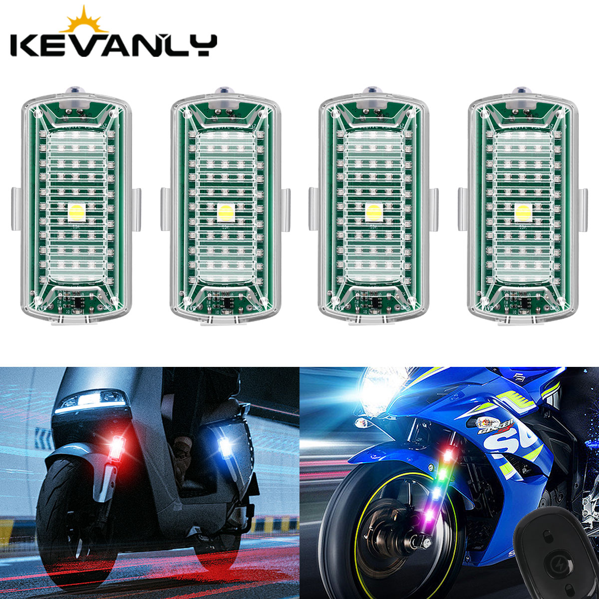 Drone Led Light - Wireless Remote Control LED Strobe Light