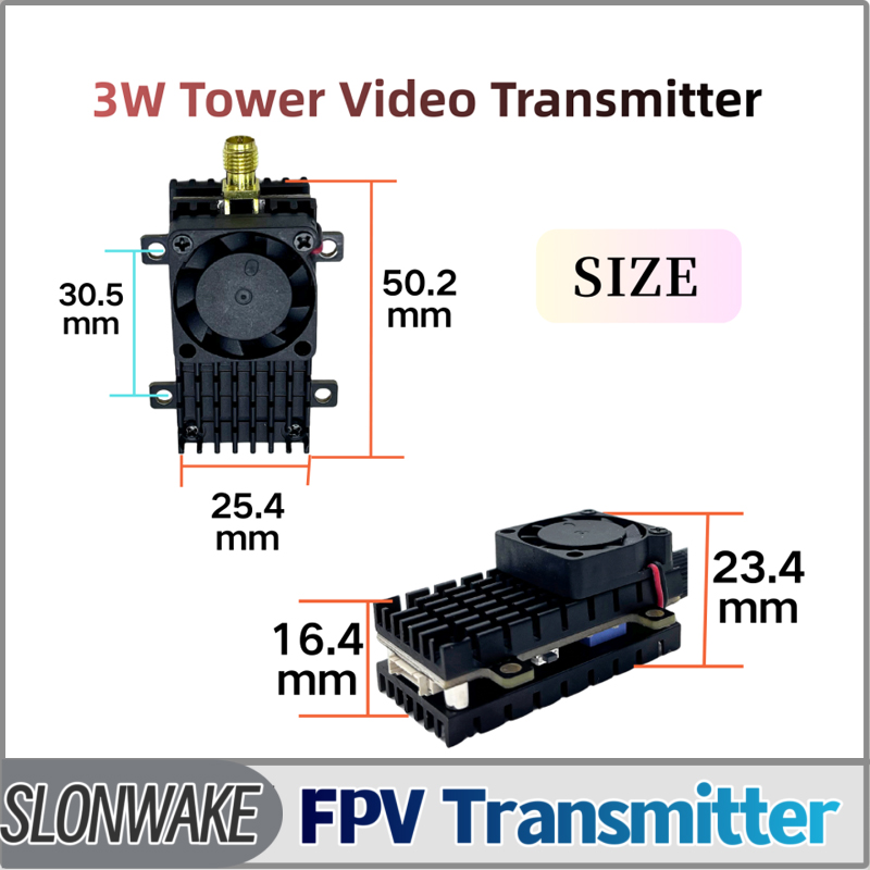 SLONWAKE 5.8G 3000mW Simulatio - огляд і ціна Drone Receiver