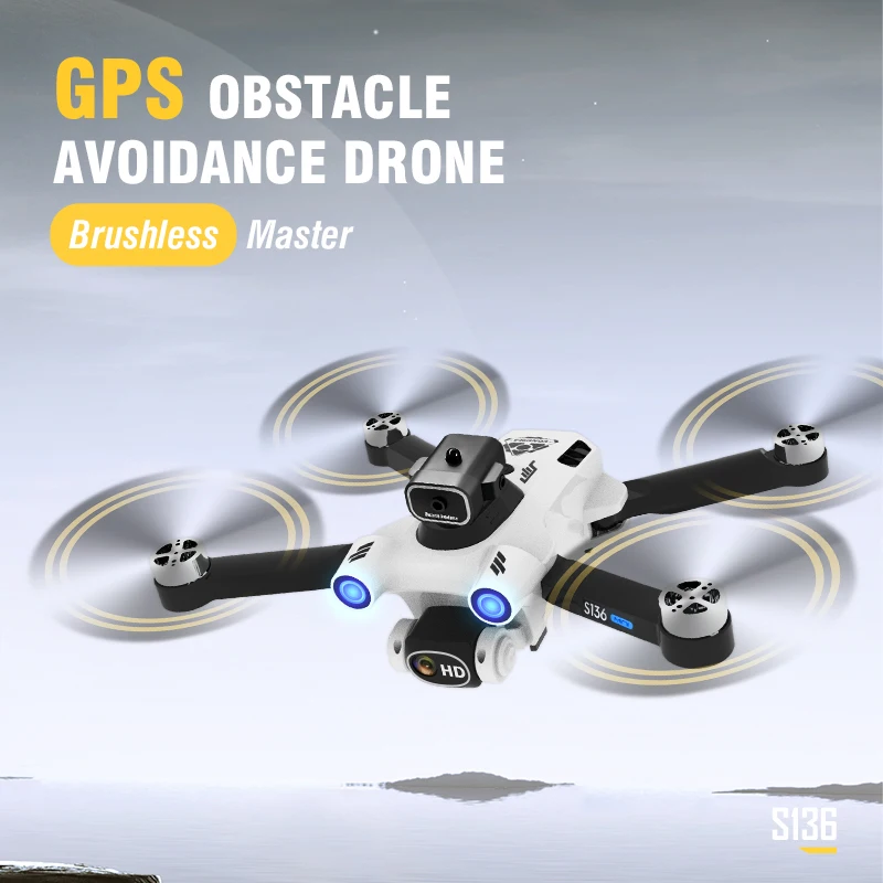 Drone S136 Pro Ultra Rc Drones - огляд і ціна Drone Gps Mount
