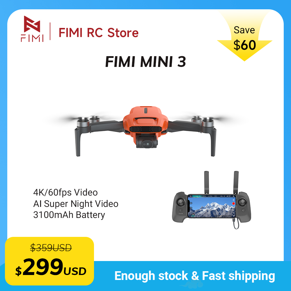 FIMI MINI 3 Camere Drone 4K 60 - огляд і ціна Drone Gps Mount